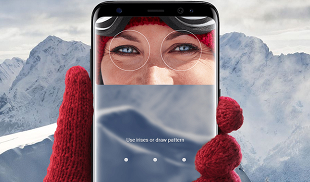 Улучшенный сканер сетчатки глаза у Galaxy S9